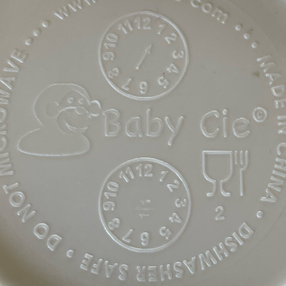 Baby Cie plate, bowl, cup, spoon, and fork - Picture 9 of 13